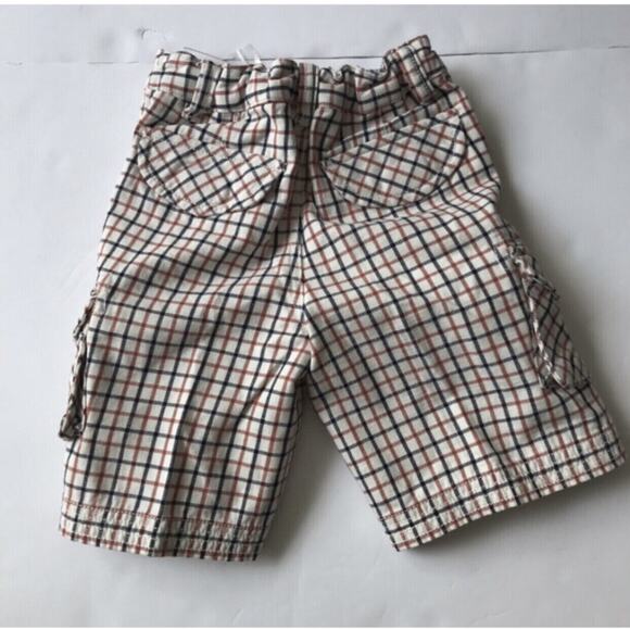 NWT Hanna Andersson Plaid Cargo Shorts Size 4 - Picture 5 of 7